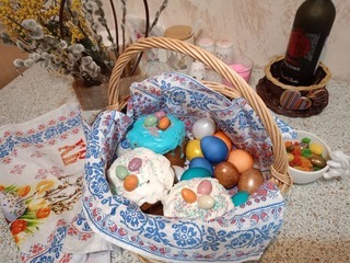 с куличами